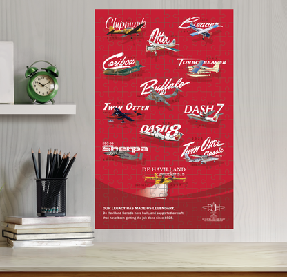 De Havilland Canada Aircraft Heritage Puzzle – 250 Pieces